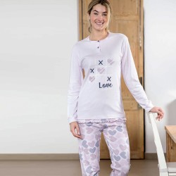 Pijama mujer algodón...
