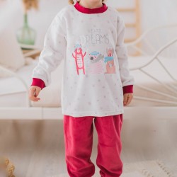 Pijama niña terciopelo Kinanit