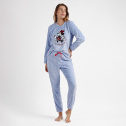 Pijama mujer tejido peluche...