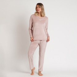 Pijama terciopelo mujer...