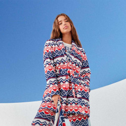 Bata mujer estampado...