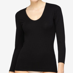 Camiseta mujer manga larga...