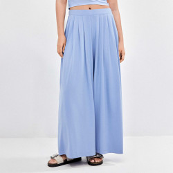 Pantalón largo mujer fluido...