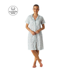 Bata mujer manga corta...