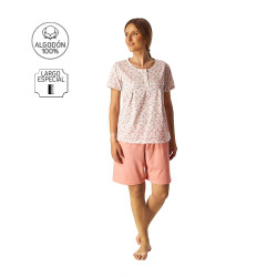 Pijama mujer manga corta...