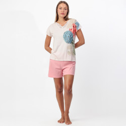 Pijama mujer manga corta Admas