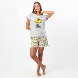 Pijama mujer manga corta...
