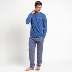 Pijama hombre largo algodón...