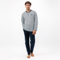 Pijama hombre algodón manga...