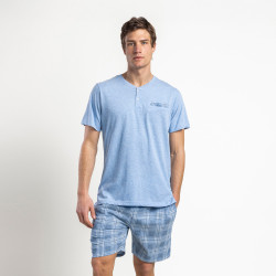 Pijama corto hombre viscosa...