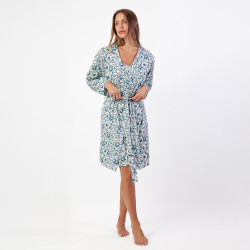 Bata mujer estampado flores...