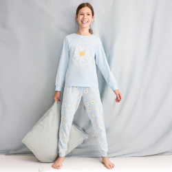 Pijama largo niña estampado...