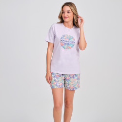Pijama mujer manga corta...