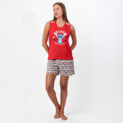 Pijama corto mujer Stitch