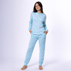 Pijama mujer fino algodón...