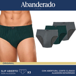 Pack 3 Slip abierto...
