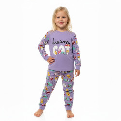 Pijama niña manga larga...