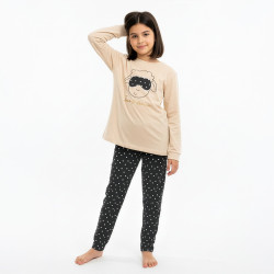 Pijama niña manga larga...