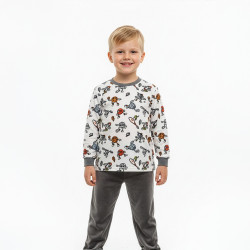 Pijama niño manga larga...