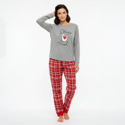 Pijama algodón mujer...