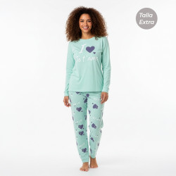 Pijama mujer talla extra...