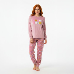 Pijama mujer aterciopelado...