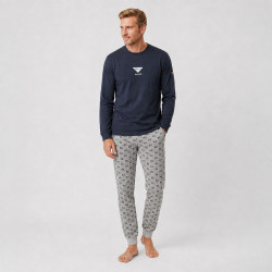 Pijama hombre manga larga...
