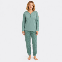 Pijama mujer manga larga...