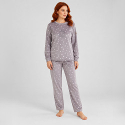 Pijama aterciopelado mujer...