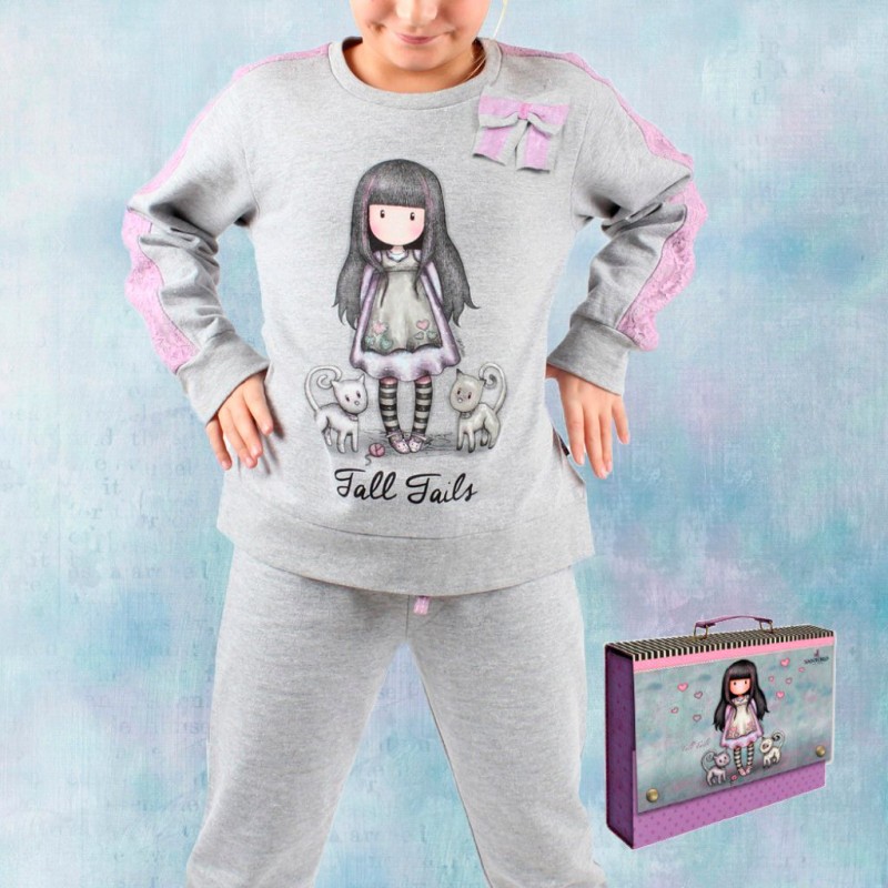 Pijama infantil de felpa Santoro